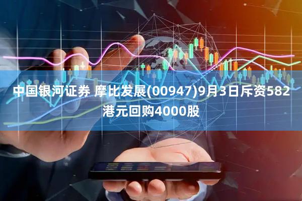 中国银河证券 摩比发展(00947)9月3日斥资582港元回购4000股